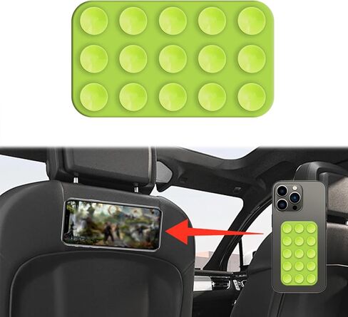 Silicone Suction Phone Case Adhesive Mount, Suction Phone Case Mount, Non Slip Suction Cup Phone Mount, 2.87″ x 1.65″ Strong Grip Holder for Selfies & Videos for Cell Phone (k1-purple) in Kuwait