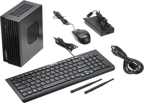 MSI PRO DP20ZA (MFF) Desktop, AMD Ryzen R5-5600G, Radeon Vega 7, 8GB' Memory (Dual-CHL), 500GB SSD, WiFi 5, USB Type-C, Windows 11 Home (5M-235US) in Saudi Arabia