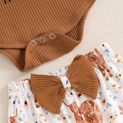 Newborn Baby Girl Clothes Outfits New To The Crew Bodysuit Romper Floral Pants Headband Hat Coming Home Outfit in Saudi Arabia