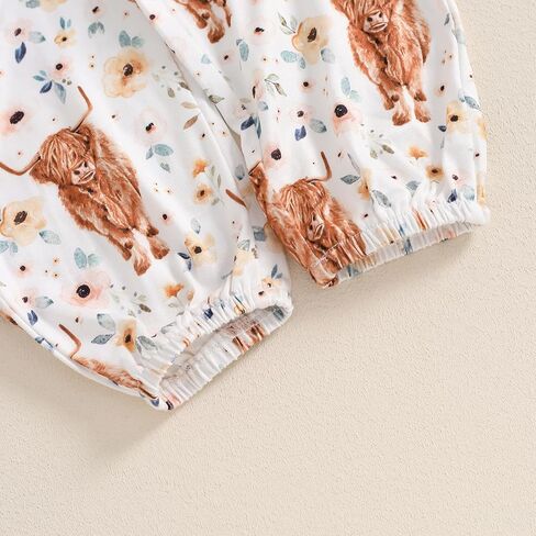 Newborn Baby Girl Clothes Outfits New To The Crew Bodysuit Romper Floral Pants Headband Hat Coming Home Outfit in Saudi Arabia