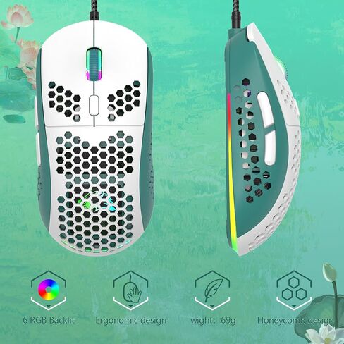 SELORSS ZIYOULANG T60 60% لوحة مفاتيح ميكانيكية مدمجة للألعاب RGB Chroma Type C لوحة مفاتيح صغيرة مريحة بتصميم المملكة المتحدة 12000DPI ماوس ألعاب على شكل قرص العسل للكمبيوتر/PS4/PS5/Xbox (مفتاح أزرق) in Saudi Arabia