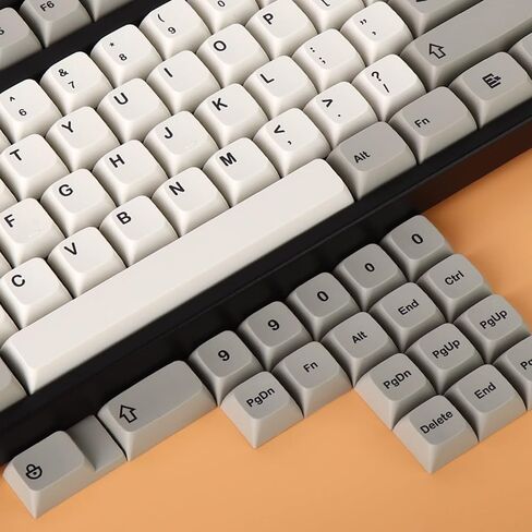 YIMAGUJRX 122 Keycaps Vintage Theme XDA Profile PBT Dye Sublimation ANSI Layout مجموعة أغطية مفاتيح مخصصة لـ 60% 80% 90% 100% لوحات المفاتيح الميكانيكية المخصصة in Kuwait