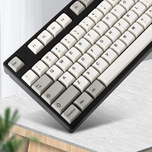 YIMAGUJRX 122 Keycaps Vintage Theme XDA Profile PBT Dye Sublimation ANSI Layout مجموعة أغطية مفاتيح مخصصة لـ 60% 80% 90% 100% لوحات المفاتيح الميكانيكية المخصصة in Kuwait