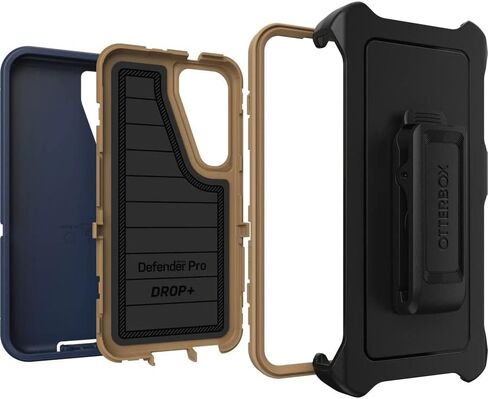 OtterBox Defender Series Pro Rugged Carrying Case (Holster) Samsung Galaxy S23 Smartphone - Blue Suede Shoes - Drop Resistant, Dirt Resistant Port, Scrape Resistant, Bump Resistant, Wear Resistant, Te in Saudi Arabia