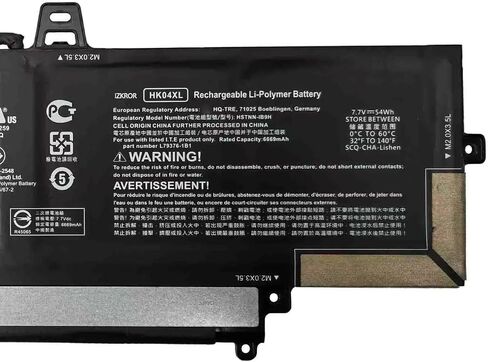 HK04XL 54Wh 6669mAh بطارية بديلة لـ HP EliteBook x360 1030 G7 1030 G8 1040 G7 1040 G8 Series L84352-005 L82391-005 HSTNN-IB9H HSTNN-IB9J L83796-171 HKO4XL 7.7V in Saudi Arabia