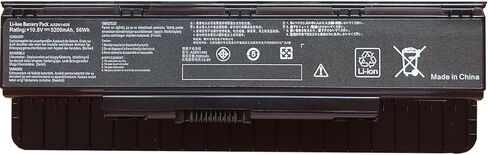 بطارية كمبيوتر محمول A32N1405 متوافقة مع Asus GL551 GL551J G551 G551J G771 GL771 GL771J N551 N751 N551J N551JX G551JK GL551JW G771JK G771JM GL551JW-DS71 GL551JW-DS74- درهم 71 in Kuwait