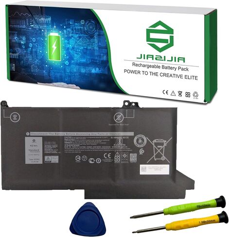 0G74G 02PFPW Laptop Battery Replacement for Dell Latitude 5300 5310 7300 7400 P97G P97G001 P97G002 P96G P96G002 P96G003 P99G P99G001 P100G P100G001 Series OG74G 2PFPW 11.4V 42Wh 3500mAh in Saudi Arabia