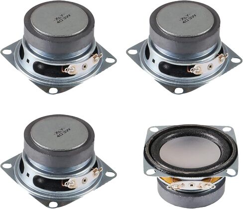 DIANN 4pcs 2" 4Ohm 3W Full Range Audio Speaker Stereo Woofer Loudspeaker for DIY Speaker in Saudi Arabia