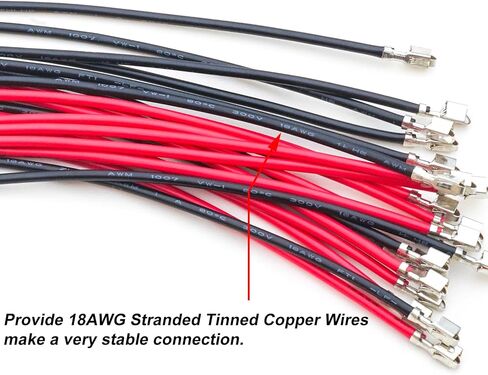 موصل JST VH3.96mm مع سلك مجعد مسبقًا 18AWG، JST VHR-9,2/3/4/5/6/7/8/9/10/12 دبوس موصل كابل محول JST بطول 10/20/50 سلك /80/100 سم (مجموعة واحدة مم 9Pin-100CM) in Saudi Arabia