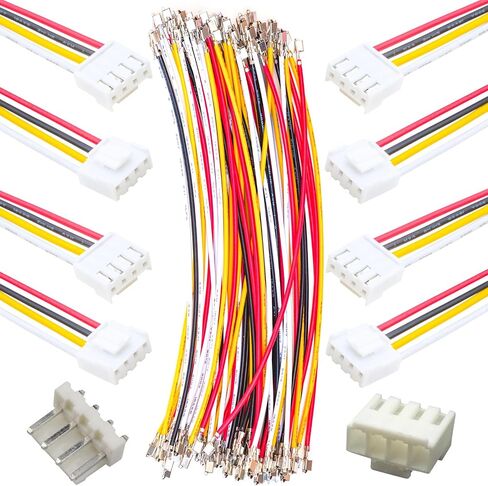 موصل JST VH3.96mm مع سلك مجعد مسبقًا 18AWG، JST VHR-9,2/3/4/5/6/7/8/9/10/12 دبوس موصل كابل محول JST بطول 10/20/50 سلك /80/100 سم (مجموعة واحدة مم 9Pin-100CM) in Saudi Arabia
