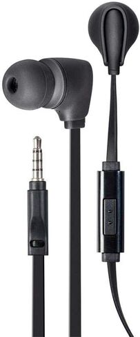 Monoprice Premium 3.5mm Wired Earbuds Headphones with Microphone, 10mm Drivers, Compatible with Apple and Android Devices in Saudi Arabia