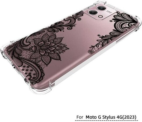 for Moto G Stylus 4G 2023 Case, Shockproof Slim Ultra-thin Flexible TPU Soft Silicone Airbag Anti-Drop Case Cover for Motorola Moto G Stylus 4G 2023 (Clear) in Saudi Arabia