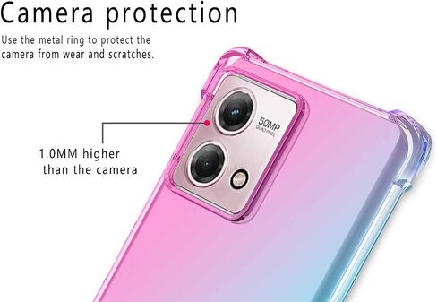 for Moto G Stylus 4G 2023 Case, Shockproof Slim Ultra-thin Flexible TPU Soft Silicone Airbag Anti-Drop Case Cover for Motorola Moto G Stylus 4G 2023 (Clear) in Saudi Arabia