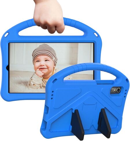 حافظة أطفال لجهاز Lenovo Tab M9 مقاس 9.0 بوصة (TB-310FU، إصدار 2023)، غطاء بمقبض واقٍ من إسفنج EVA مناسب للأطفال لجهاز Lenovo Tab M9 Tablet - أزرق in Kuwait
