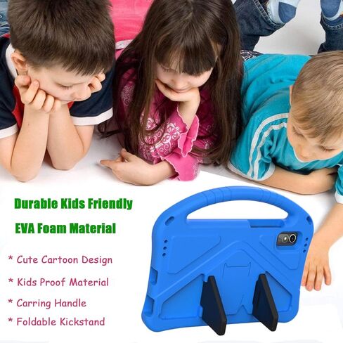 حافظة أطفال لجهاز Lenovo Tab M9 مقاس 9.0 بوصة (TB-310FU، إصدار 2023)، غطاء بمقبض واقٍ من إسفنج EVA مناسب للأطفال لجهاز Lenovo Tab M9 Tablet - أزرق in Kuwait