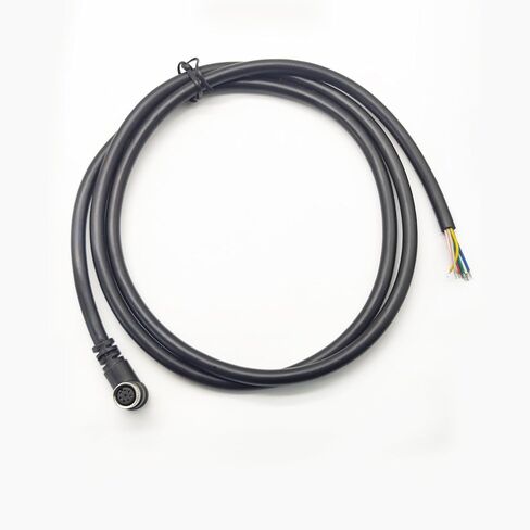 M8 8 Pin Female Connector Cable, A Code Right Angle Molding Cable Female Aviation Sensor Electrical PVC Cable Industrial Molded Cable AWG24（1Meter） in Saudi Arabia