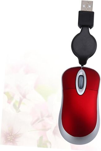 OSALADI 3pcs Mini USB Wired Mouse,Travel USB Optical Mouse,Retractable Cable Laptop Mouse for PC Desktop Mouse Notebook Computer in Saudi Arabia