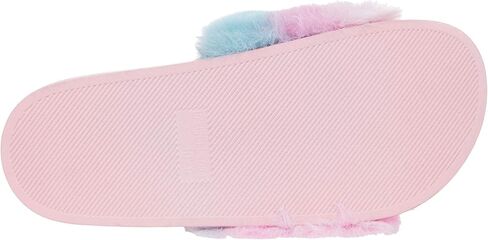 Madden Girl Womens Fuzzyy Tie-Dye Slide in Saudi Arabia