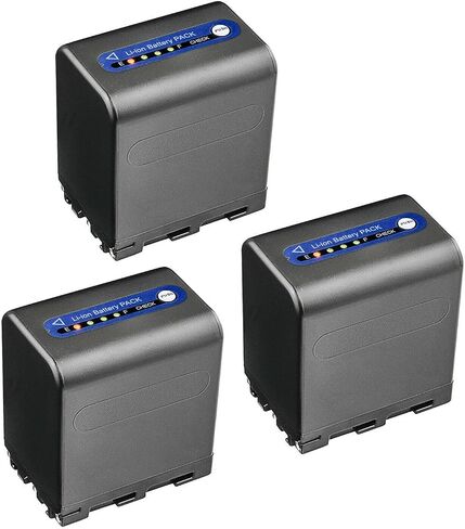 Kastar 4-Pack NP-QM91D Battery 7.4V 5500mAh Replacement for Sony CCD-TRV338 CCD-TRV350 CCD-TRV408 CCD-TRV418 CCD-TRV428 CCD-TRV438 CCD-TRV608 CCD-TRV730 CCD-TRV740 CCD-TRV748 CCD-DVD100 Camcorder in Saudi Arabia