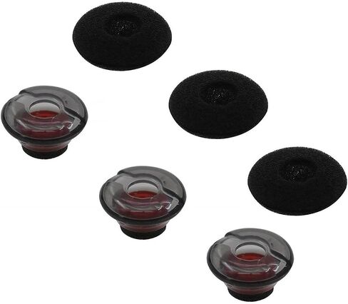 Medium Size 3PCS Replacement Eartips Kit Ear Buds Ear Gels for Voyager 5200 Earphones Ear Tips Earbuds Eargels Compatible with VOYAGER 5200, M Size Silicone Tips & Foam Cover in Saudi Arabia