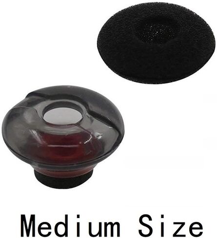 Medium Size 3PCS Replacement Eartips Kit Ear Buds Ear Gels for Voyager 5200 Earphones Ear Tips Earbuds Eargels Compatible with VOYAGER 5200, M Size Silicone Tips & Foam Cover in Saudi Arabia