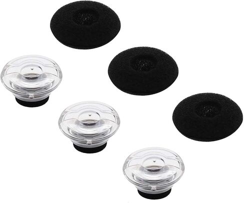 Medium Size 3PCS Replacement Eartips Kit Ear Buds Ear Gels for Voyager 5200 Earphones Ear Tips Earbuds Eargels Compatible with VOYAGER 5200, M Size Silicone Tips & Foam Cover in Saudi Arabia