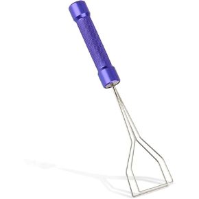 YIMAGUJRX Keycap Puller، أداة إزالة لوحة المفاتيح، أداة سحب المفاتيح لأغطية مفاتيح لوحة المفاتيح الميكانيكية، مصنوعة من سبائك الألومنيوم (JR-KP-V3، بنفسجي) in Kuwait