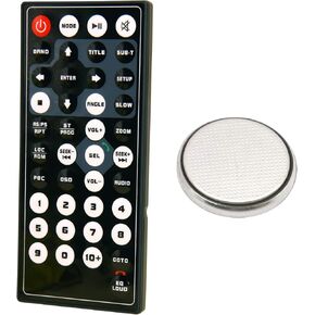 Replacement Remote Control for Dual Axxera Jensen Electronics Car Audio Digital Media Receivers Remote Control XDVD236BT DV526BT XDVD256BT DV527BT XDVD770BT XDVD176BT AXV150BT AVM101LH AVM700Ui