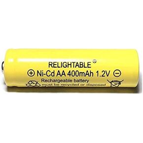 400mAh AA NiCd 1.2v Rechargeable Batteries Garden Solar Ni-Cd Light LED F (Pack of 20)