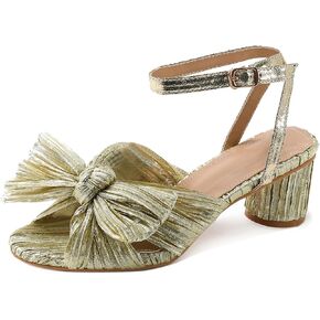Womens Ankle Strap Heels Comfortable Chunky Open Toe Dress Shoes Casual Bride Block Heeled Sandals