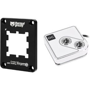 Alphacool Core 1 Aurora CPU Water Block and Thermal Grizzly AM5 Contact Sealing Frame Bundle, Black in Saudi Arabia