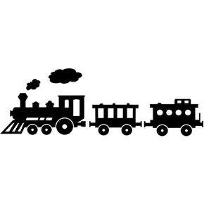 Train Vinyl Cute Wall Art Decals Sticker for Children's Room Nursery Room Décor