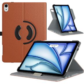 TiMOVO Rotating Case for iPad Air 6th Generation 11 inch M2 2024/iPad Air 5th Generation 2022/iPad Air 4th Gen 2020 10.9 Inch, 90 Degree Rotating Protective Stand Cover for iPad Air Case, Black