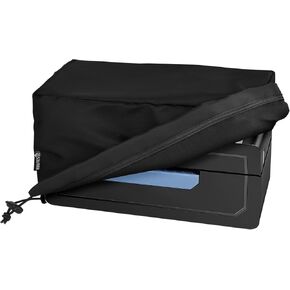 Dust Cover Compatible with Nelko/for JADENS Bluetooth Thermal Shipping Label Printer, Nylon Label Printer Protector Sleeve - 9.4 x 5.5 x 6.2 Inch (Black)