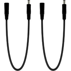 DC7.4x5.0mm Laptop Power Cord 7..4x5.0 Female to 7.4x5.0mm Male Extension Cord (1.6ft-2pcs)