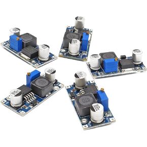 5 قطع LM2576 DC-DC محول فرق الجهد 3A وحدة تنحى قابلة للتعديل مع مؤشر LED للإخراج in Kuwait
