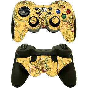 MightySkins Skin Compatible with Logitech Wireless Gamepad F710 - Water Lilies | Protective, Durable, and Unique Vinyl Decal wrap Cover | Easy to Apply, Remove, and Change Styles | Made in The USA
