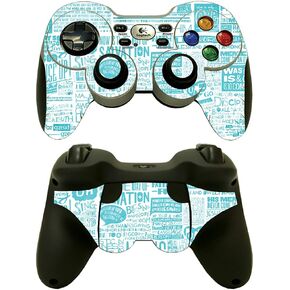 MightySkins Skin Compatible with Logitech Wireless Gamepad F710 - Faith | Protective, Durable, and Unique Vinyl Decal wrap Cover | Easy to Apply, Remove, and Change Styles | Made in The USA