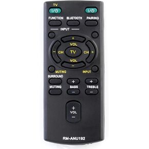 RM-ANU192 Replaced Remote fit for SONY Sound bar Remote Control RM-ANU192 SUB for RM-ANU191 HT-CT60BT SA-CT60BT SS-WCT60 SS-WCT60 HT-CT60 SACT60