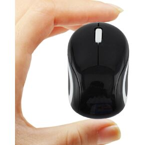 Wireless Mouse Cute Mini Computer Mouse Small Size Pocket Portable Compact Travel USB Optical Mice 3 Buttons 1000 DPI Cordless Mouse for Laptop PC Computer Notebook MacBook Kids Girl Gift (Purple)