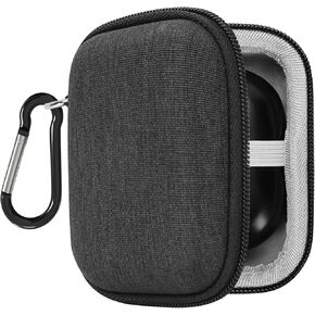 Geekria Shield Earbuds Case Compatible with Skullcandy DIME EVO, Sesh ANC Active, Jib True 2, Indy, Grind Fuel Dime 3 True Wireless Earbud, Replacement Hard Shell Travel Carrying Bag (Grey)