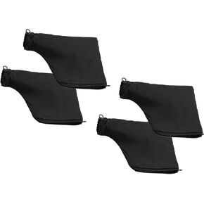 Black Dust Collection Bag for 255 Miter Saw - with Zipper and Adjustable Wired Bracket, Easy to Carry and Store (Pack of 4)