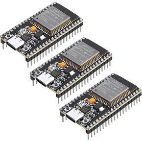 4 Pack ESP32 Board ESP32-32D WROOM Module CP2012 USB C 38 Pin WiFi+Blue tooth Type-C Interface ESP32-DevKitC-32 Development Board STA/AP/STA+AP