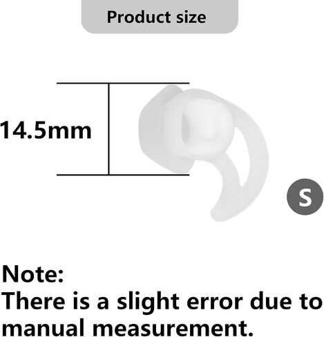 Silicone Replacement Earbud Tips Earbud Covers Compatible with Bose QC20 QC20i SoundSport SIE2i IE2 IE3 Headphone Earbud Rubber Tips Ear Tips 3 Pairs S M L in Saudi Arabia