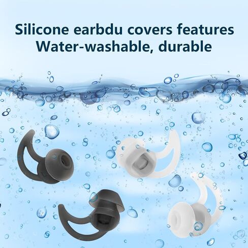 Silicone Replacement Earbud Tips Earbud Covers Compatible with Bose QC20 QC20i SoundSport SIE2i IE2 IE3 Headphone Earbud Rubber Tips Ear Tips 3 Pairs S M L in Saudi Arabia