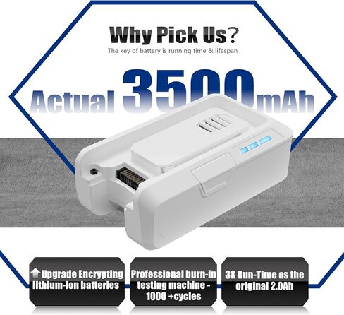 بطارية بديلة 3.5 أمبير في الساعة لجهاز Tineco A11 Hero وA11 Pet EX وA11 Tango، بطارية بديلة للمكنسة الكهربائية اللاسلكية (21.6 فولت) in Kuwait