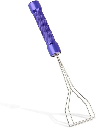 YIMAGUJRX Keycap Puller، أداة إزالة لوحة المفاتيح، أداة سحب المفاتيح لأغطية مفاتيح لوحة المفاتيح الميكانيكية، مصنوعة من سبائك الألومنيوم (JR-KP-V3، بنفسجي) in Kuwait