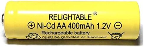 400 مللي أمبير AA NiCd 1.2 فولت بطاريات قابلة للشحن حديقة الطاقة الشمسية Ni-Cd ضوء LED F (حزمة من 20) in Kuwait