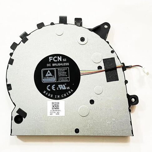 مروحة تبريد وحدة المعالجة المركزية بديلة من أوراق لحمي لجهاز Lenovo Yoga 15C C750-15 Yoga 7i 15ITL5 82BJ Series 5H40S20147 5H40S20148 DFS5K12114262N FN05 in Saudi Arabia