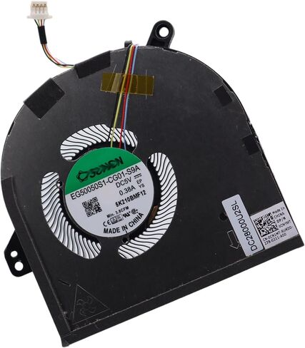 Deal4GO Right Side Graphics GPU Cooling Fan DJH35 0DJH35 EG50050S1-CG00-S9A Replacement for Dell XPS 15 9500 9510 Precision 5550 5560 in Saudi Arabia